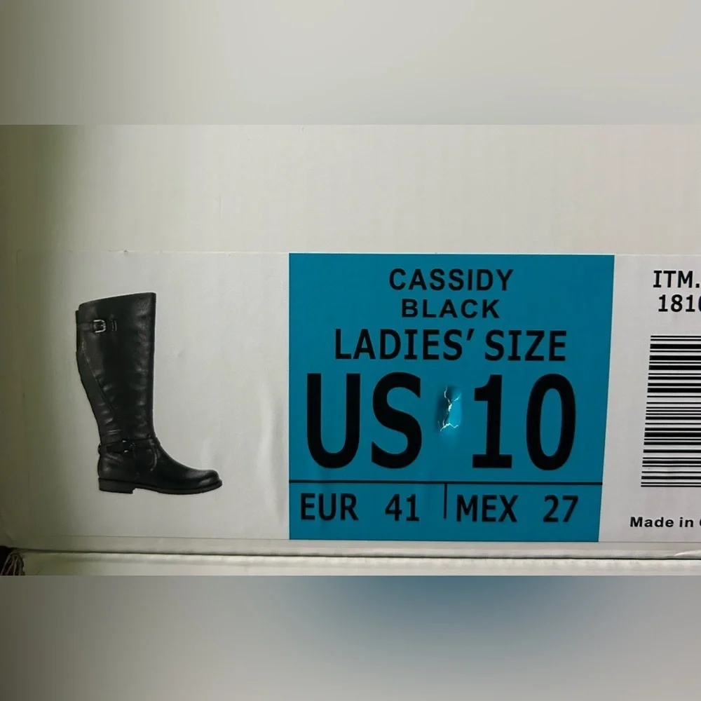 Baretraps Cassidy Black Knee High Boots | Vegan | Size 10 l New With Box